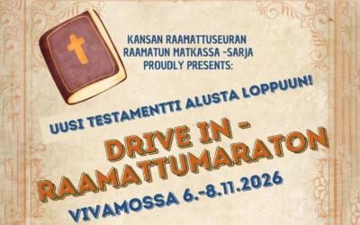 Uusi testamentti alusta loppuun – Raamattumaraton 6.–8.11.